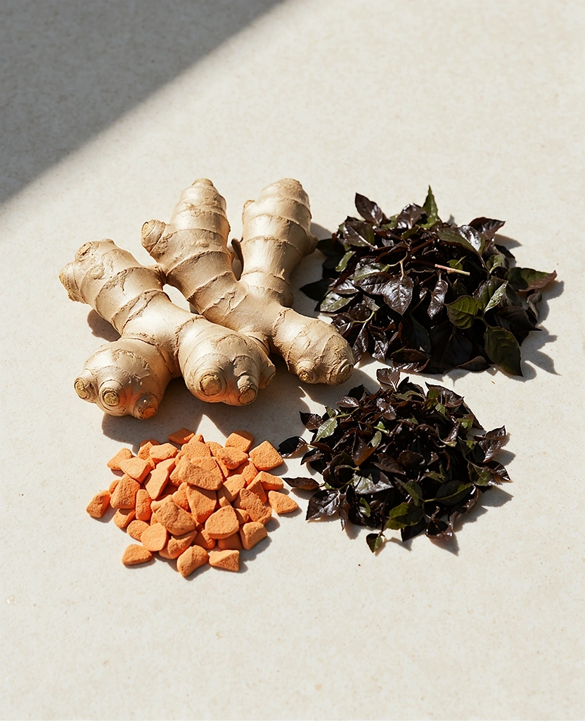 Natural wellness ingredients and botanicals