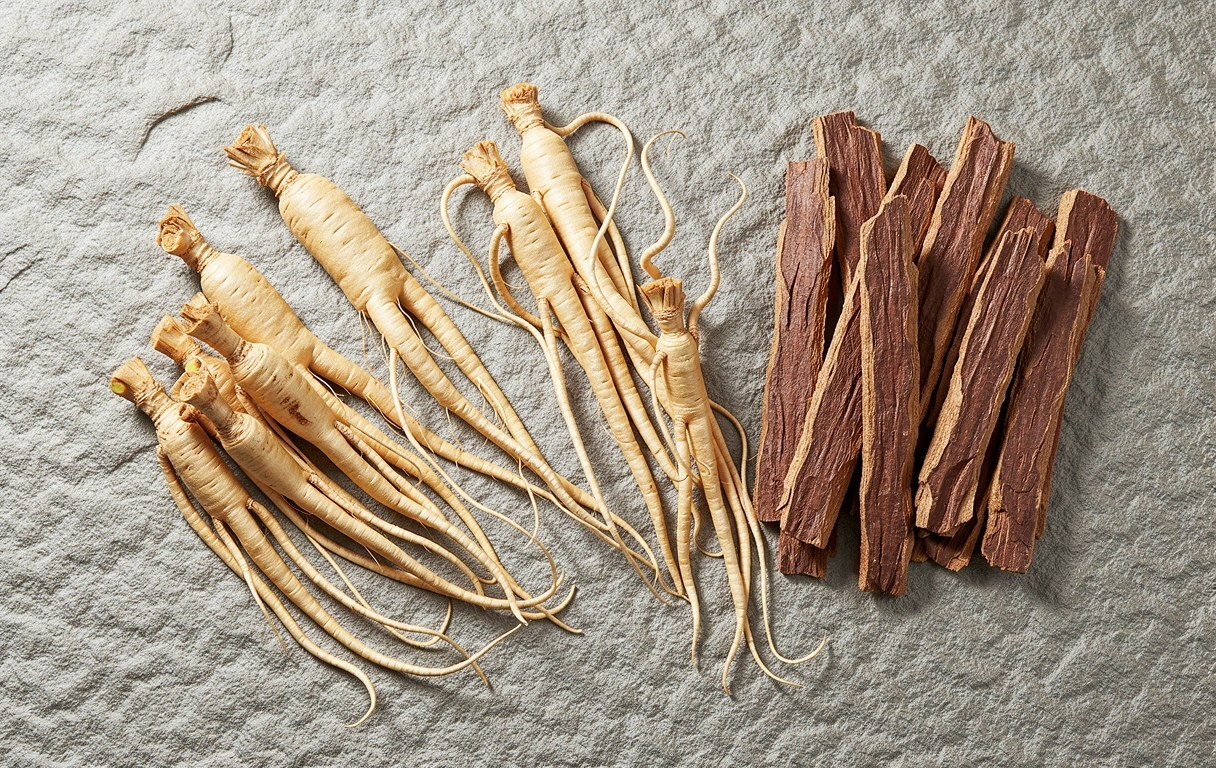 Traditional botanical roots used in men's wellness